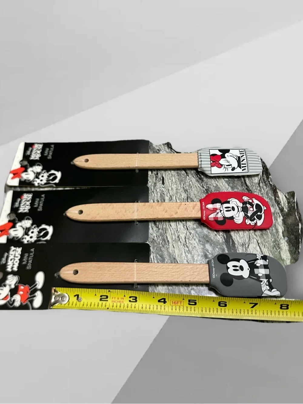 Disney Mickey & Minnie Mini Spatulas - Red, Black, White